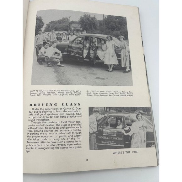 1952 Appalachian Yearbook Maryville High School Rebels Vintage Tennessee - Picture 4 of 10